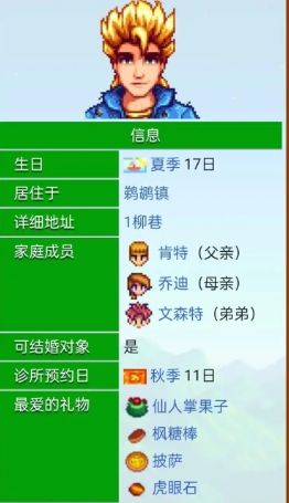 星露谷物语男角色有哪些