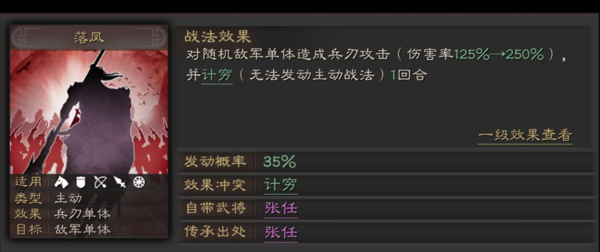 三国志战略版落凤配什么战法